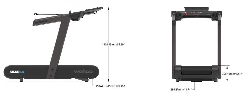 KICKR RUN dimensions